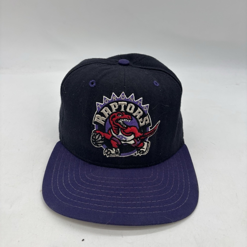 Vintage Toronto Raptors Hat NBA New Era 59fifty SnapBack Cap 90s OSFA